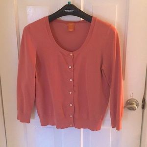 Peachy-pink cardigan